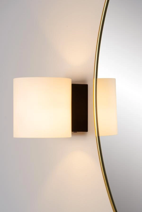 Lucide JELTE - Wall light Bathroom - 1xG9 - IP44 - Black - atmosphere 4